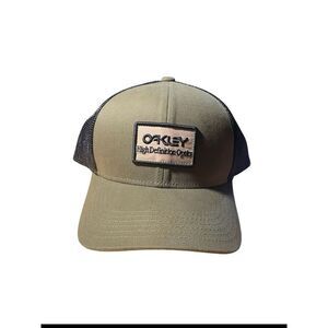 Oakley Olive Green / Black - Patch - Trucker Hat Mesh Back